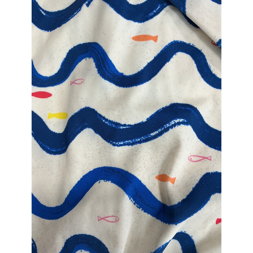 Long Sleeve Zip-Up Rash Guard One-Piece - Picture 3 of 3